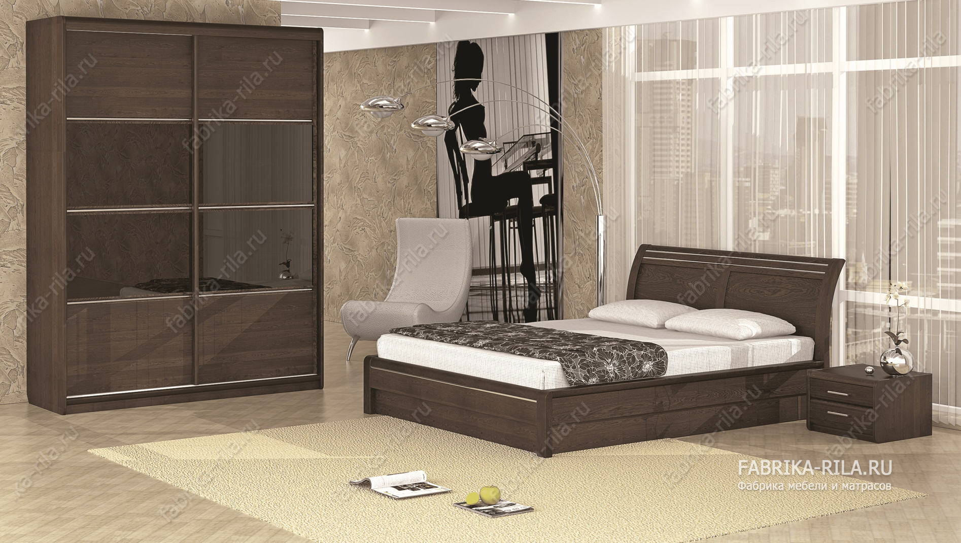 Кровать Okaeri 2 — 90x200 см. из сосны