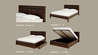 Кровать Arikama 2 — 160x200 см. из сосны