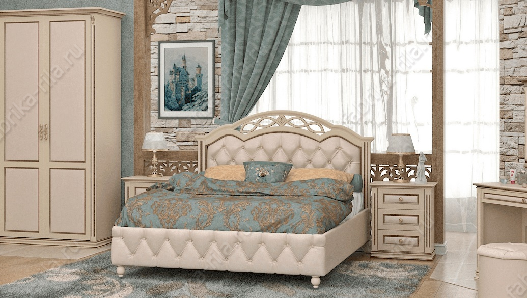 кровать Laura 2 MV-R — 180x190 см. из сосны