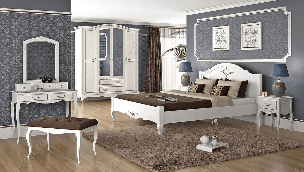 Кровать Palmira-1 — 180x190 см. из сосны