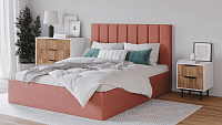 Кровать Лозанна 2— 120x190 см. с мягким изголовьем