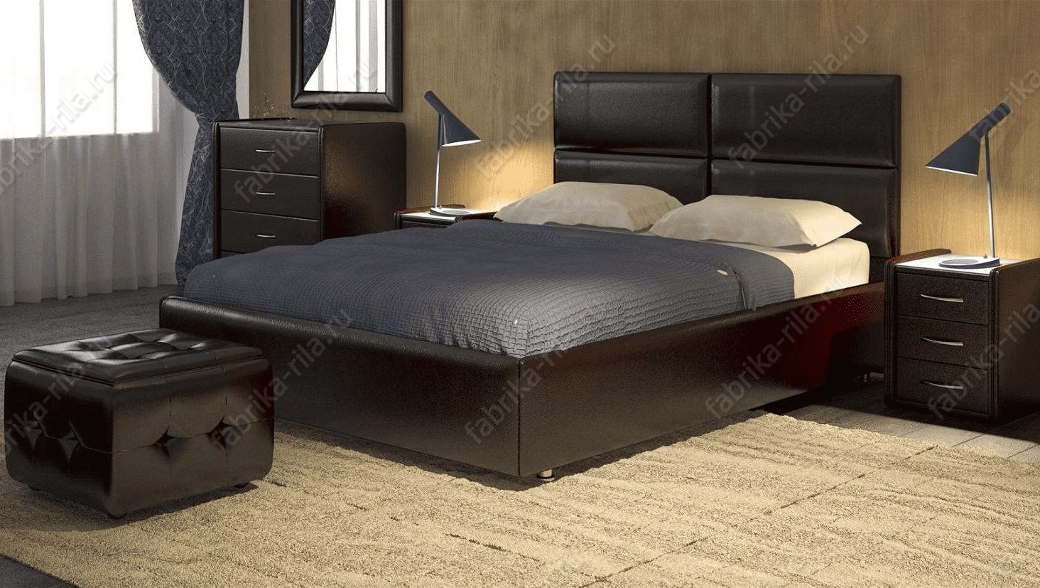 Кровать Realta/Реальта — 80x190 см. с мягким изголовьем